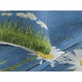 thumbnail image 3 of Ambesonne Flower Quilted Coverlet 3 Pcs, Spring Grass and Daisy, King Size, Blue Green White, 3 of 4