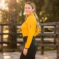 thumbnail image 5 of Horze Lucy Womens Long Sleeved Half Zip Ventilated Shirt, 5 of 6