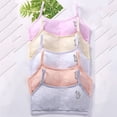 thumbnail image 3 of Big Girls Puberty Girls Cotton Print Seamless Training Bra Teen Soft Cotton Underwear, 3 of 8
