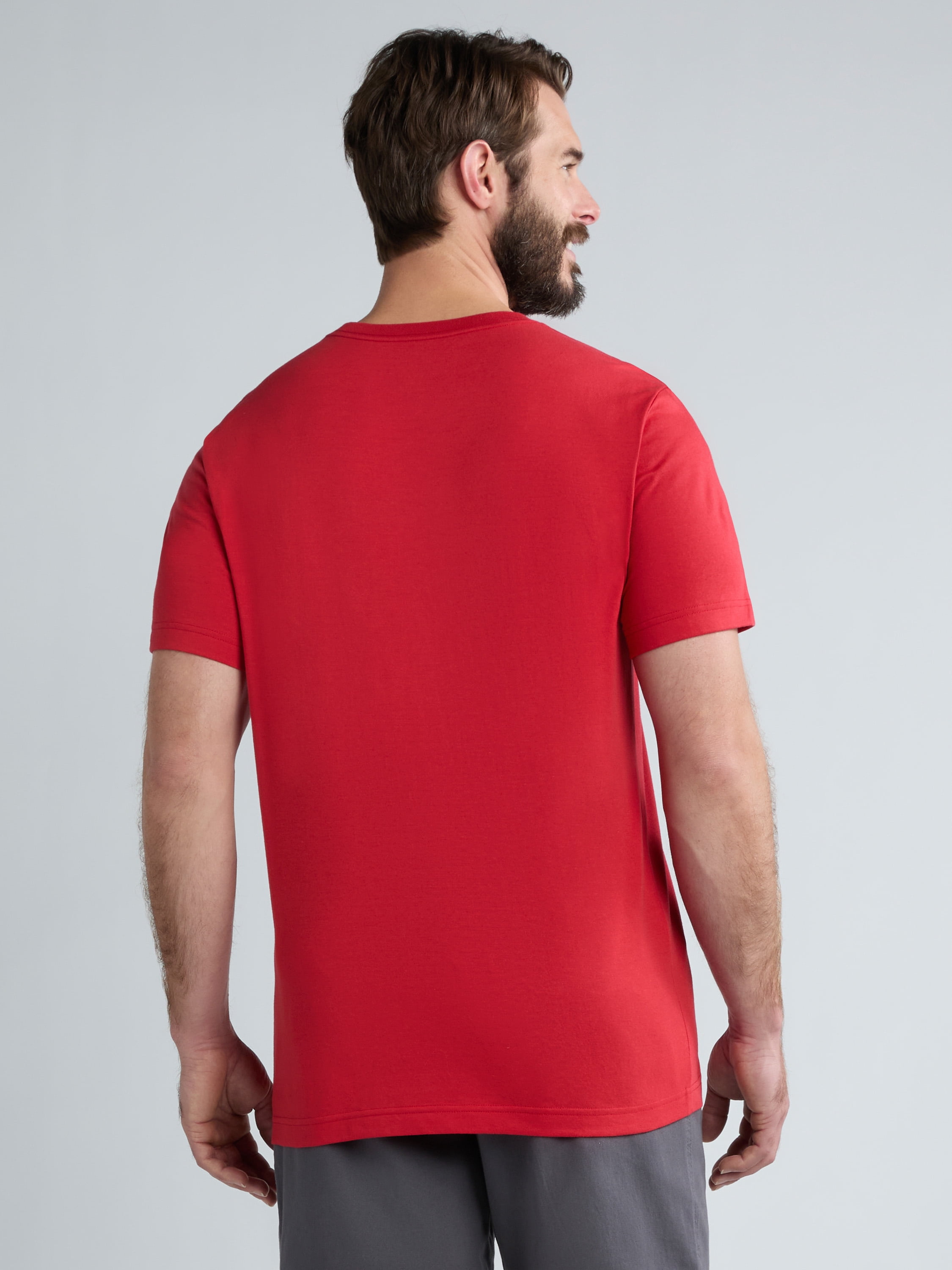 George Men's & Big Men's Classic Fit 3-Pack Crewneck Tee with Short Sleeves, Sizes XS-3XL