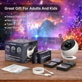 thumbnail image 7 of Planetarium Star Projector,Galaxy Projector, Realistic Starry Sky Night Light with 12 Film Discs, Solar System Constellation Moon for Kids Bedroom Ceiling Home Living Room Decor Birthday Gifts, 7 of 7