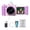 Purple, variant on YAHHU 1080P Digital Camera for Kids, 48MP Video Camera with 2.4 Inch Flip Screen, 8X Zoom Built-in Battery, Includes 32GB Memory Card, Purple