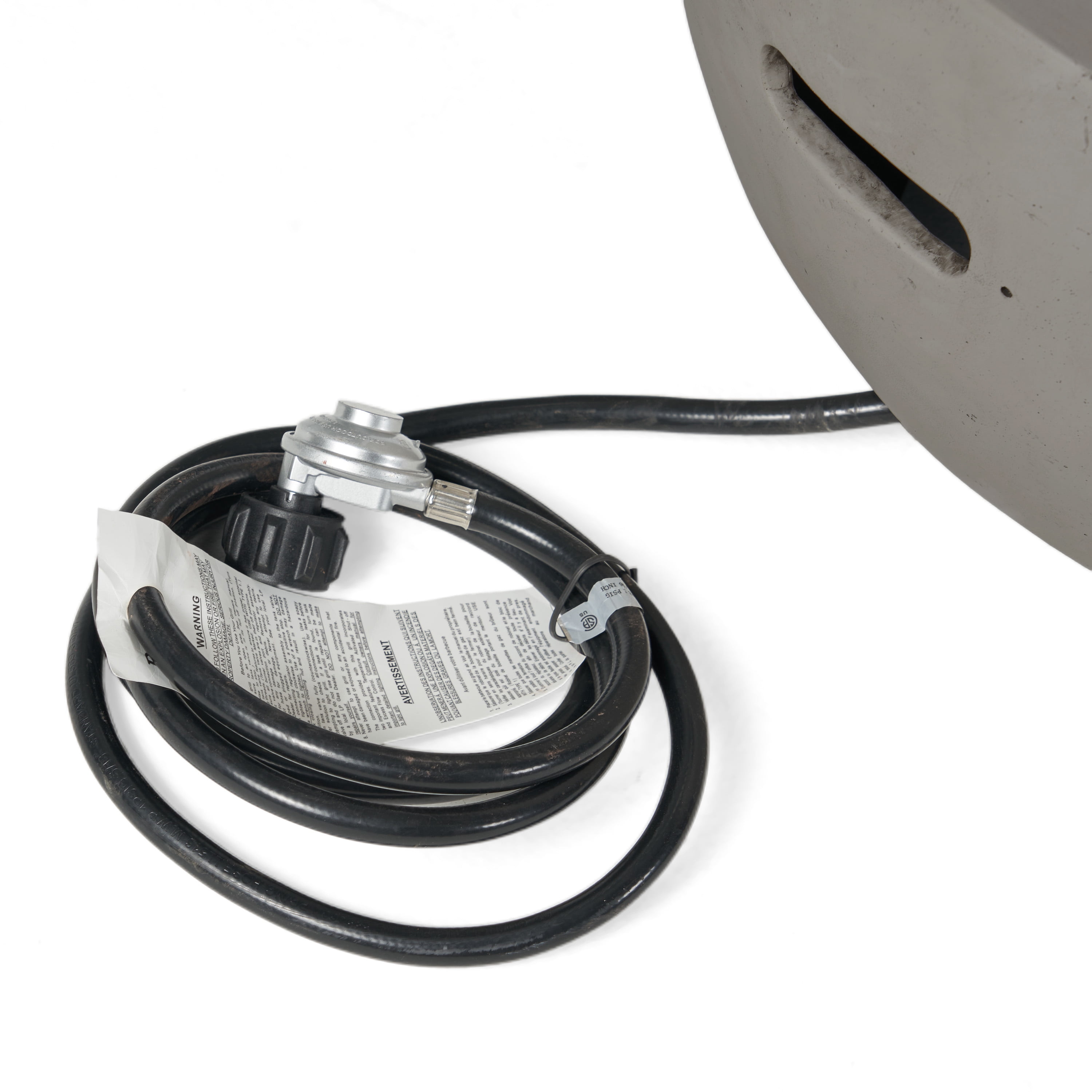 GDF Studio Toulouse Outdoor 40,000 BTU Lightweight Concrete Fire Pit Bowl (No Tank Holder), Light Gray