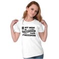 thumbnail image 4 of US Army Logo My Mom Defending Freedom Women's T Shirt Ladies Tee Brisco Brands M, 4 of 5