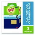 thumbnail image 5 of Dobie All-Purpose Cleaning Pad, 4.3 x 2.6, 0.5" Thick, Yellow, 3/Pack, 8 Packs/Carton | Bundle of 5, 5 of 5