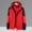 Red Hooded 3 in 1 Interchange Jacket for Men, variant on Mens Hooded 3 in 1 Interchange Jacket Colorblocked Coat Stand Collar Jacket Windproof Design Casual Workout Long Sleeve Clothes Fashion 2025 Trendy Red M