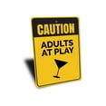 thumbnail image 3 of Adults at Play Novelty Sign, Metal Wall Decor - 10x14 inches, 3 of 4