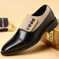 thumbnail image 2 of Yellow Comfortable Business Leather Shoes For Men With Soft Sole Design Formal Dress Shoes For Professional Wear Lightweight And Durable Perfect For Daily Use, 2 of 9