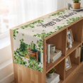 thumbnail image 6 of Table Runners 90 Inches Long Dress Scarves, St. Patrick's Day Farmhouse Coffee/Dining/Kitchen Table Runner for Living Room, Lucky Shamrocks Boots Green Leaves Retro 13x90 Inch, 6 of 9
