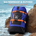 thumbnail image 2 of Mochila HEETA Dry Bag impermeable para senderismo, 40 L, azul, 2 of 8