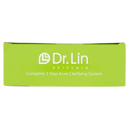 Dr. Lin Skincare Complete 2 Step Acne Clarifying System, 3 pc