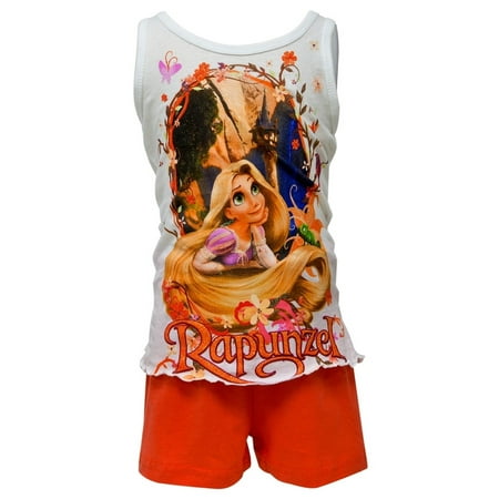 Tangled - Rapunzel Dreaming Girls Juvy Shirt and Shorts Set