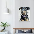 thumbnail image 4 of LHONGY Custom Dog/Cat Portrait Watercolor Painting Canvas Prints with Wall Art for Home Decoration, Personalized Memorial Gift for 16x20 in, 4 of 5