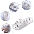 thumbnail image 4 of Rokment Shower Slippers for Men Women Non Slip Quick-Dry Hollow out Bathroom Slides with Holes Spa Pool Indoor Outdoor House Home Shoes Bath Sandals, 4 of 6