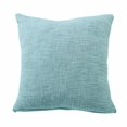 thumbnail image 5 of 20" X 20" Aqua Sky Blue 100% Cotton Geometric Zippered Pillow, 5 of 10