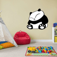 thumbnail image 2 of Removable Home Kids Playroom 20" x 20" Fat Panda Bear Vinyl Wall Decoration Giant Panda Animal Design Multicolored Kids Bedroom Wall Decal Sticker, 2 of 4