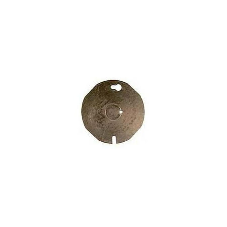 HubbellRaco Round Blank Box Cover with Knockout