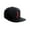 Black, variant on Classic Snapback Hat Old English Font Alphabet A to Z Flat Bill Visor Cap, Black Red Hat, Red S