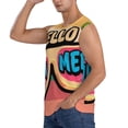 thumbnail image 3 of Balery Hello Summer Camisetas sin mangas para hombre, absorbe la humedad y protege contra el mal olor.-Medium, 3 of 7