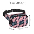 thumbnail image 4 of Disketp Rose Flowers Riñonera de Doble Capa, Bolsa de Cintura Ajustable para Viajes, Correr y Senderismo, Riñonera Ligera para Hombre y Mujer, 4 of 9