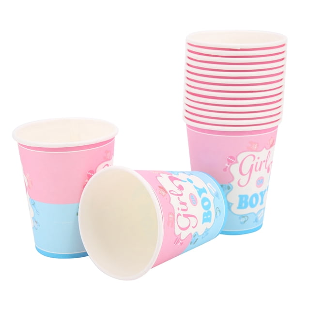 Decoraciones para fiestas, 30 vasos de papel, vasos de papel desechables, vasos de papel para beber, características mejoradas