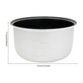 thumbnail image 3 of 1850W Kitchen Commercial Rice Cooker 60-Cup Non-Stick Pot ,410 Stainless Steel,13L 30min-24H Preset Time for Cook Rice, Porridge, Soup, Stew, 3 of 16