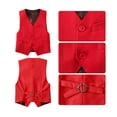 thumbnail image 3 of Boys Suits Slim Fit 4 Piece Formal Dresswear Suit for Kids Tuxedo Wedding Set Toddler Boy Dress with Vest Shirt Pants and Tie, 3 of 5