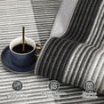 thumbnail image 2 of Machine Washable Abstract Rug – Modern Non-Slip Gradient – Soft Low Pile & Foldable – Living, Bedroom, Dining & Playroom – Indoor Use, 2 of 8