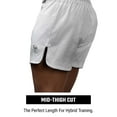 thumbnail image 2 of Hayabusa Hexagon Mid-Thigh Fight Short - White, Small, 2 of 6