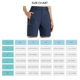 thumbnail image 5 of Pantalones Cortos De Senderismo, 4 Bolsillos Con Cremallera, Pantalones Cortos Atléticos De Secado Rápido, Protección Solar, Cómodos Para Deportes Para Mujeres Mgaxyff Otros, 5 of 5