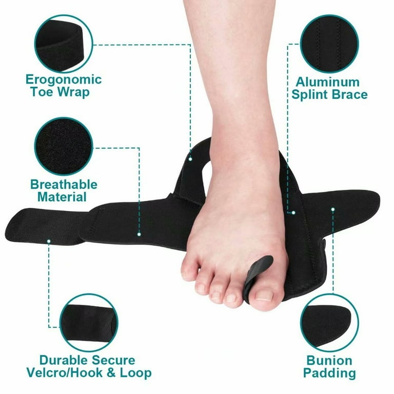 AVIDDA Bunion Corrector Relief Toe Straightener Pain Support Foot Brace for Men Women Walmart