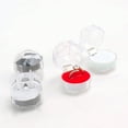 thumbnail image 2 of ruzhgo 20Pcs Clear Boxes Mini Multifunctional Jewelry Box Crystal Ring Earrings Studs Organizer Octagonal Case Wedding Proposal Red Red, 2 of 6