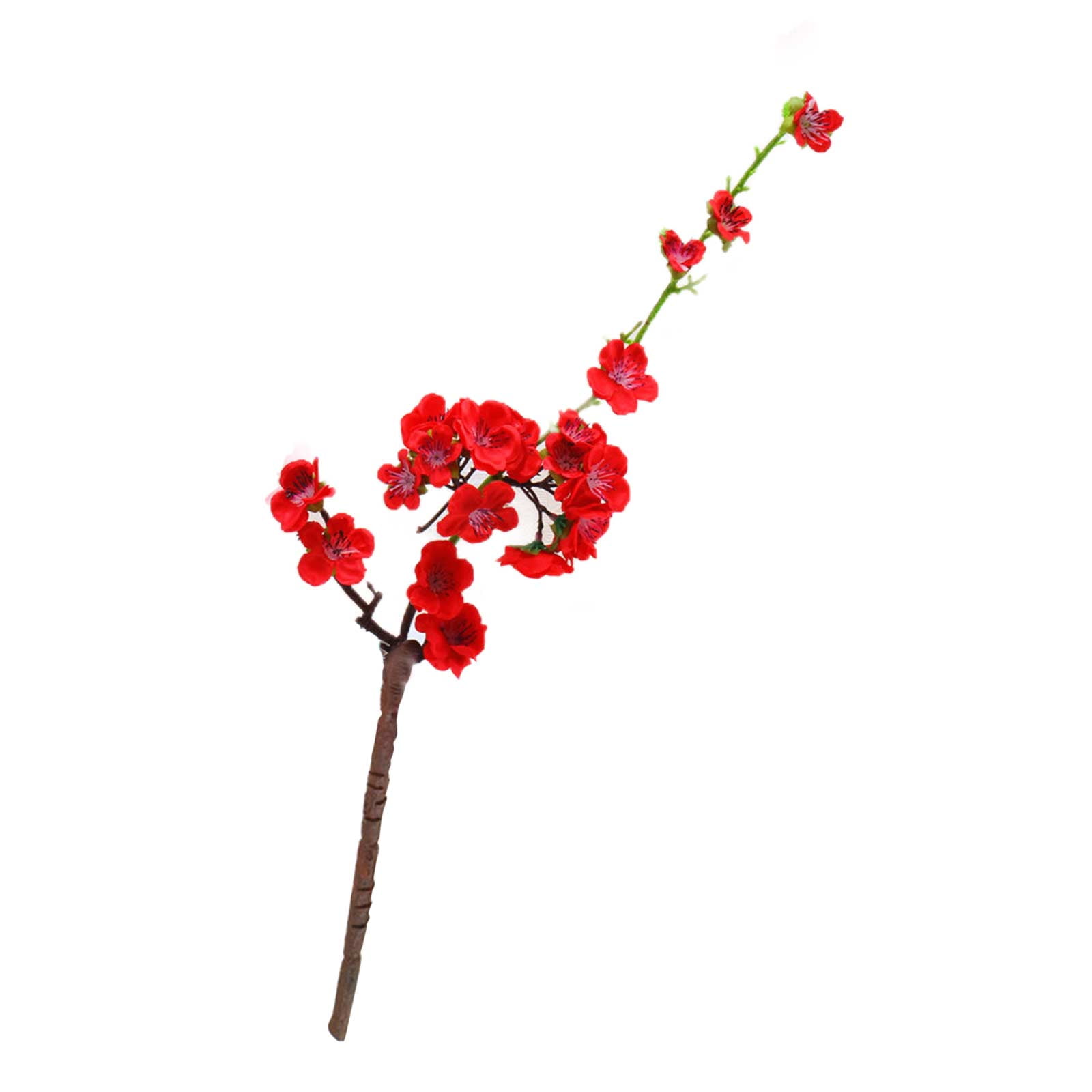 1/5pcs Plum Silk Artificial Flowers Cherry Blossoms Decor Simulation Flower DIY 