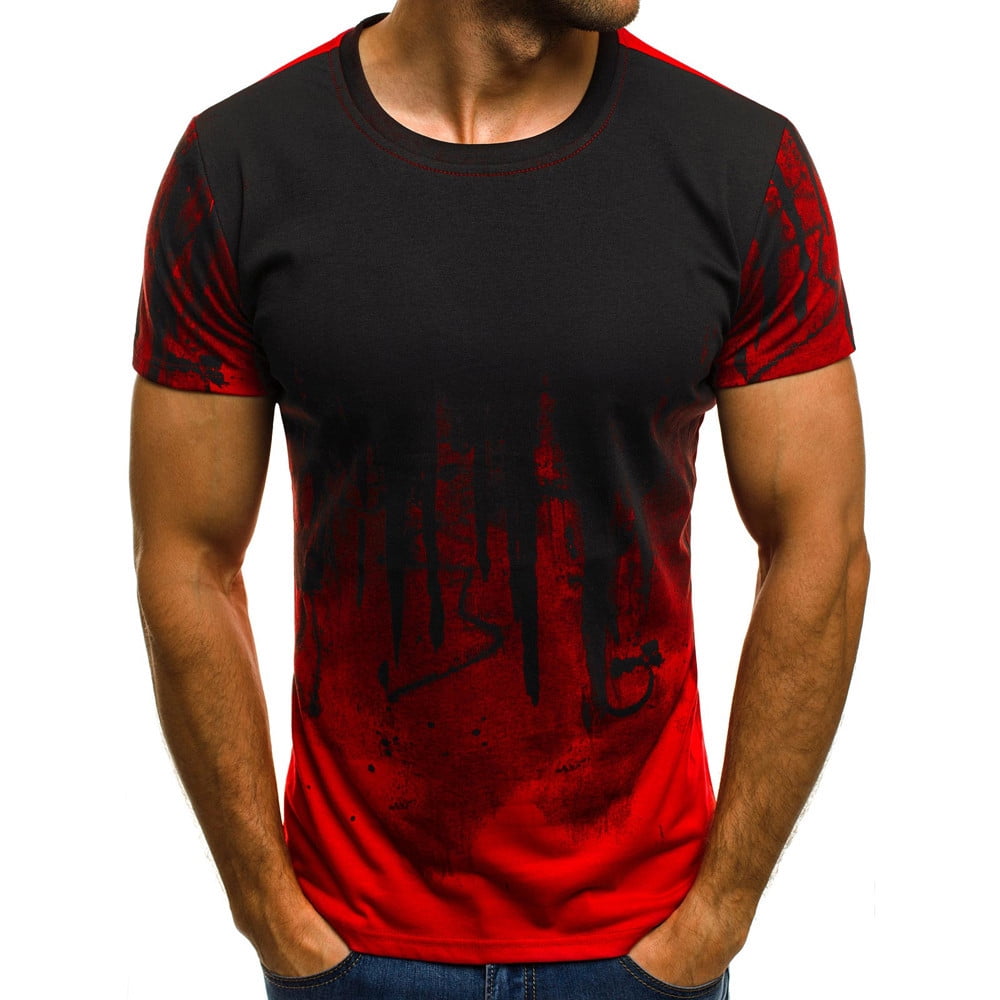 HIBRO Men Tee Slim Fit Hooded Short 