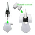 thumbnail image 4 of Juego de 10 tapones de metal para botellas de vino con rosca, tapones en blanco para botellas, regalos para bodas, 4 of 6