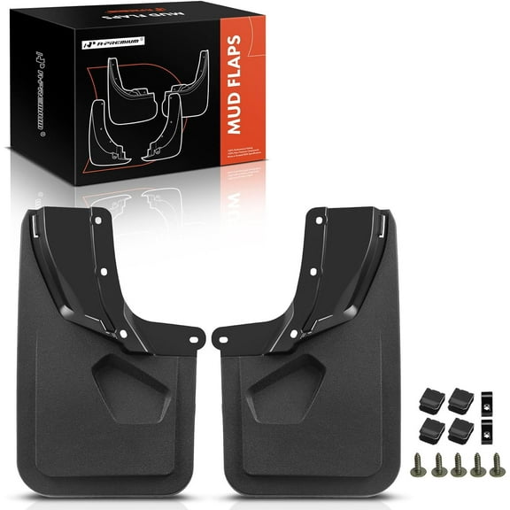 A-Premium Set of 2-PC Front Mud Flaps Splash Guards Compatible with Ford Bronco 2021-2024 Sport Utility, Left & Right Mudguards Mudflaps, with Hardware Accessories (Not for Bronco Sport Models)