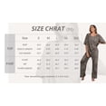 thumbnail image 6 of MINTREUS Lounge Sets for Women Knit Short Sleeve V-neck Tops and Long Pants Soft Comfy Pajamas Set Oversized 2 Piece Outfits, 6 of 8