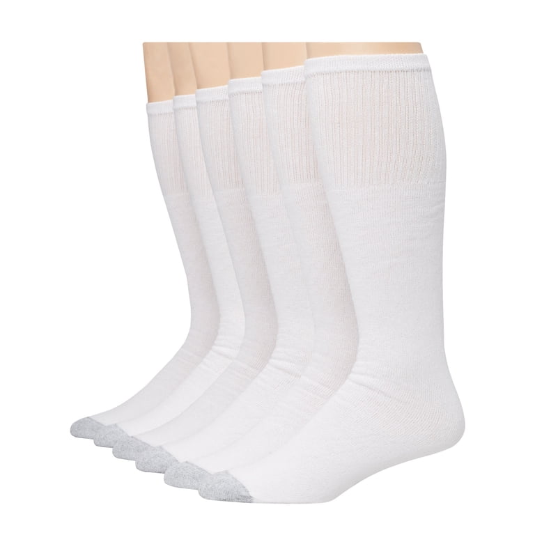 Hanes Men's Double Tough Over-the-Calf Socks, 6-Pack photo 1
