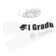 thumbnail image 3 of Graduation Sash And Glitter Crown Set For Women Featuring Comb Design For Graduation Season Etiquette In White 1 Set, 3 of 3
