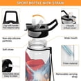 thumbnail image 3 of Motivational Water Bottle 32 oz with Straw, BPA Free Reusable Fitness Sport Bottle Perfect for Travel, School, Outdoors, and Gym Superhero, 3 of 6