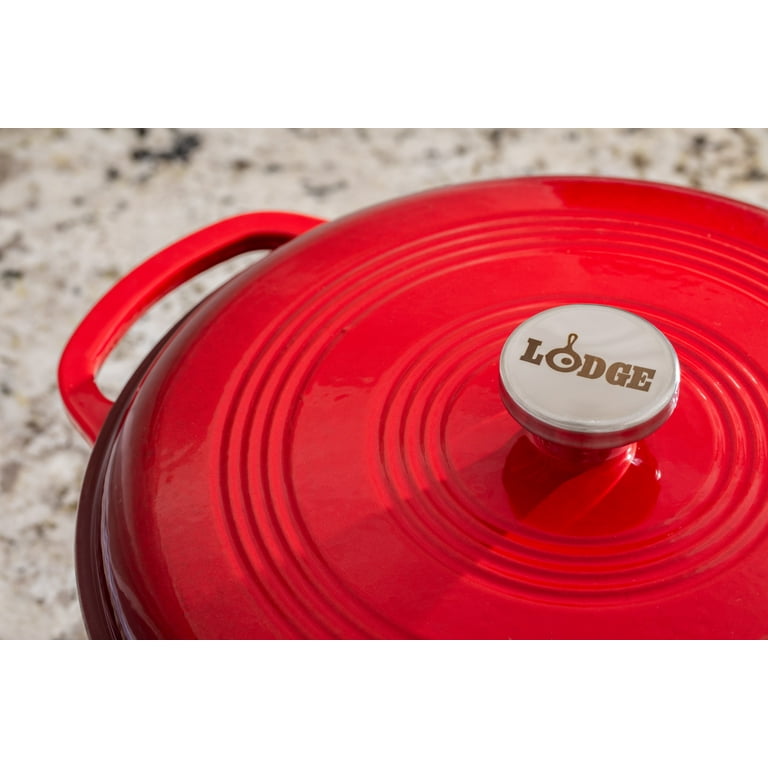 Lodge USA Enamel™ Cast Iron Dutch Oven, 6 qt.