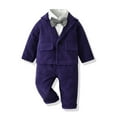 thumbnail image 2 of Gerichy Toddler Baby Boy Clothes Fall Winter Outfit, Little Boys Kids Casual Fashion Jackets Coat Long Sleeve Shirt Pants Suit Outerwear 3PCS Gentleman Suit Set, 2 of 4