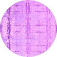 thumbnail image 1 of Ahgly Company Indoor Round Oriental Pink Industrial Area Rugs, 6' Round, 1 of 4
