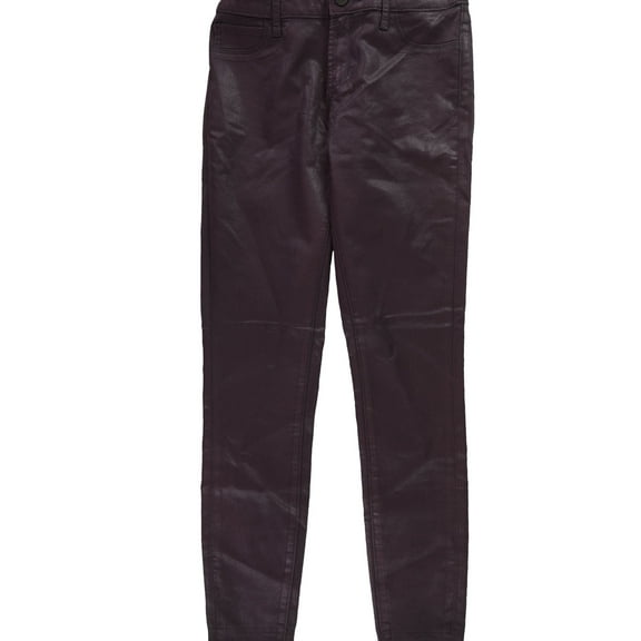 Articles of Society Womens Sarah Release Hem Skinny Fit Jeans, Purple, 26