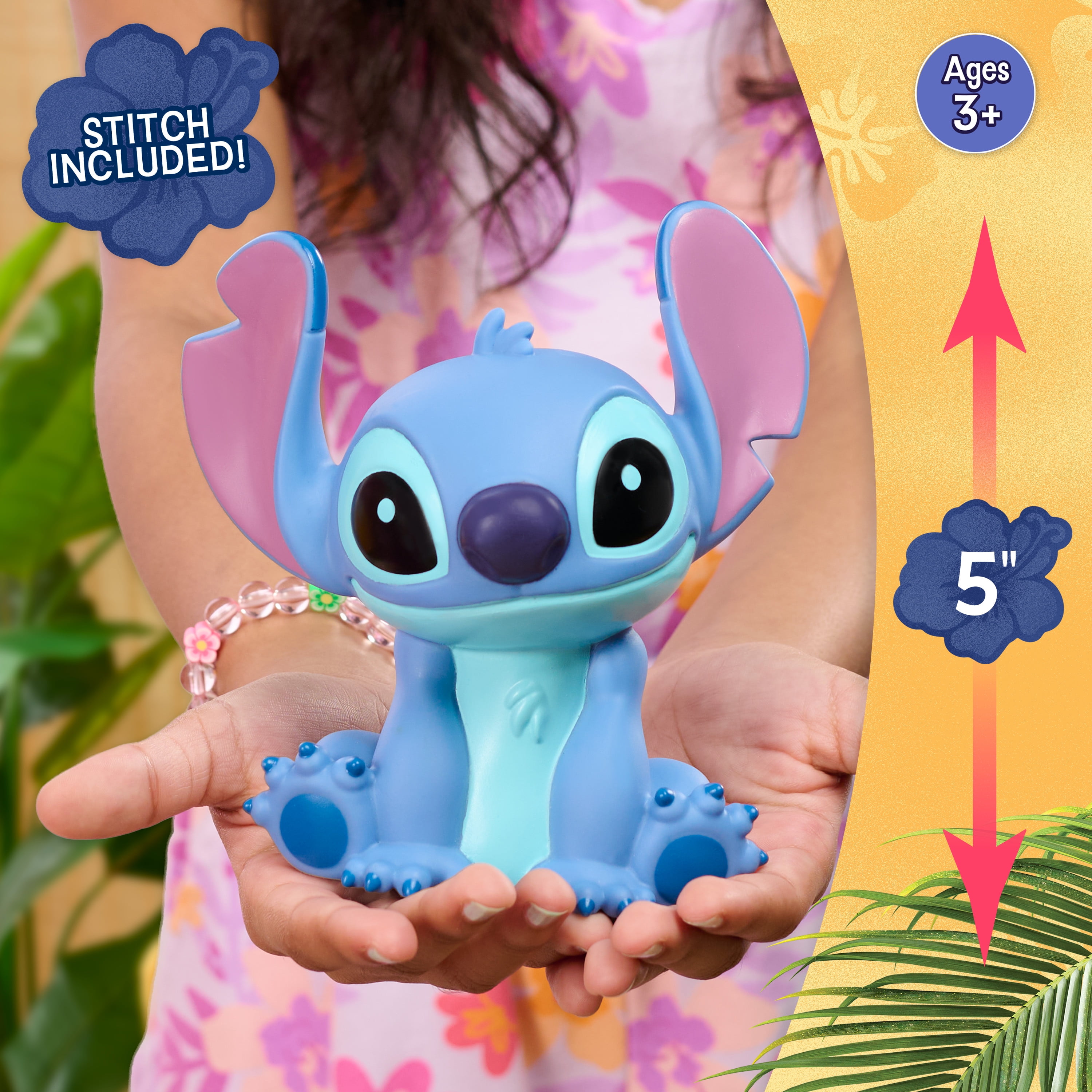 Disney Lilo & Stitch 14-inch Poseable Lilo Doll with 5-inch Stitch Figure, Collectible Toys, Toy for Fans, Girls, Boys, Kids, Ages 3 and up