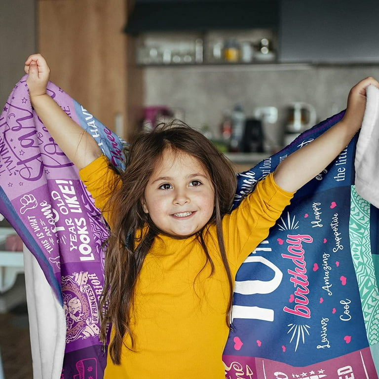 RooRuns 14 Year Old Girl Gifts for Birthday Blanket, Birthday