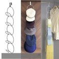 thumbnail image 1 of Over Door Wall Storage Rack Organizer Hat Bag Clothes Clothes straps Straps Coats Scarves Hanger Multifunction Hook Stand, 1 of 7