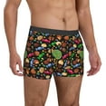 thumbnail image 5 of Men's Boxer Briefs, Lollipop Candy Chocolate Bean Print Soft Comfy Mens Underwear Boxer Briefs Breathable With Widen Waist, 5 of 7