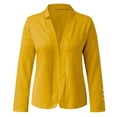 thumbnail image 4 of Fmbrln Womens Plus Size Blazers Long Sleeve Open Front Suit Jackets Business Casual Work Commute Cardigan, 4 of 5