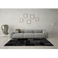 thumbnail image 3 of Ahgly Company Indoor Rectangle Abstract Gray Modern Area Rugs, 2' x 3', 3 of 4